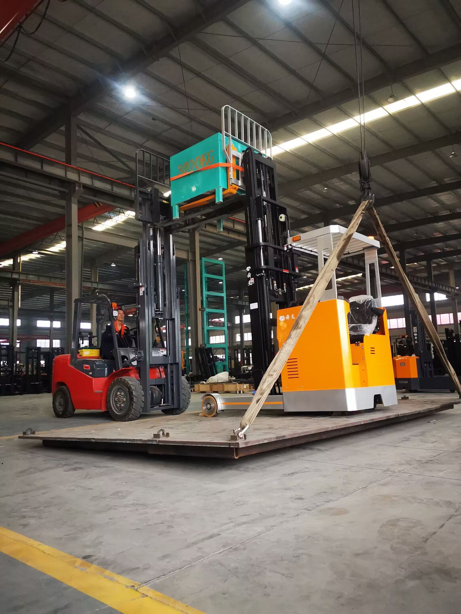 前移式叉車試驗(yàn)中